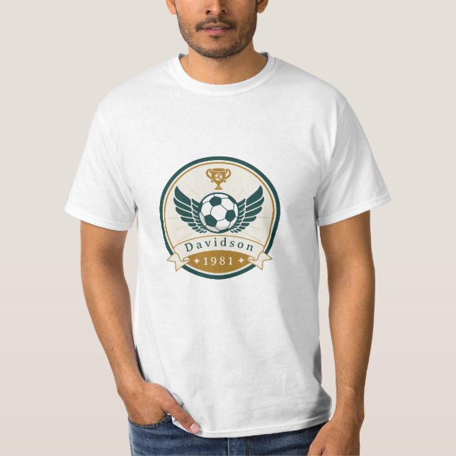 Camisa T - Futebol - Personalizado - Adicionar Nom (Frente)