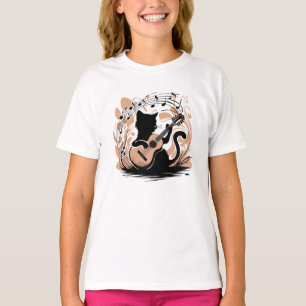 Camisa T - Gato Preto
