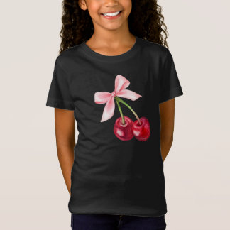 Camisa T Gráfica de Cereja e Arco