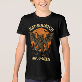 Camisa-T-Halloween Bat-Squatch Howl-O-Ween - Crypt