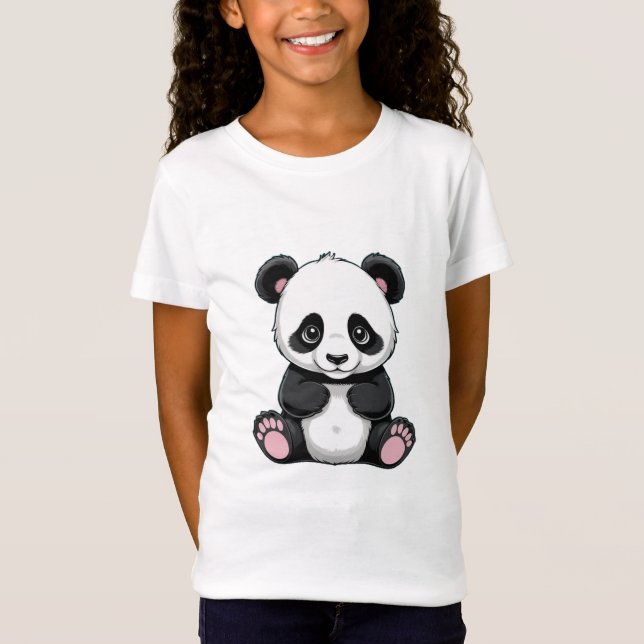Camisa T Impressa Panda (Frente)