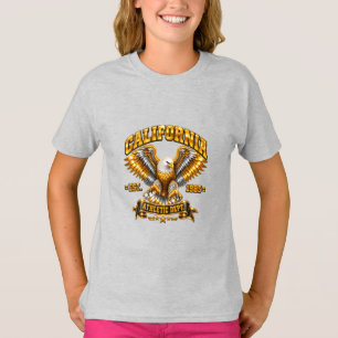 Camisa T Infantil Dept Atletismo Califórnia Brilha