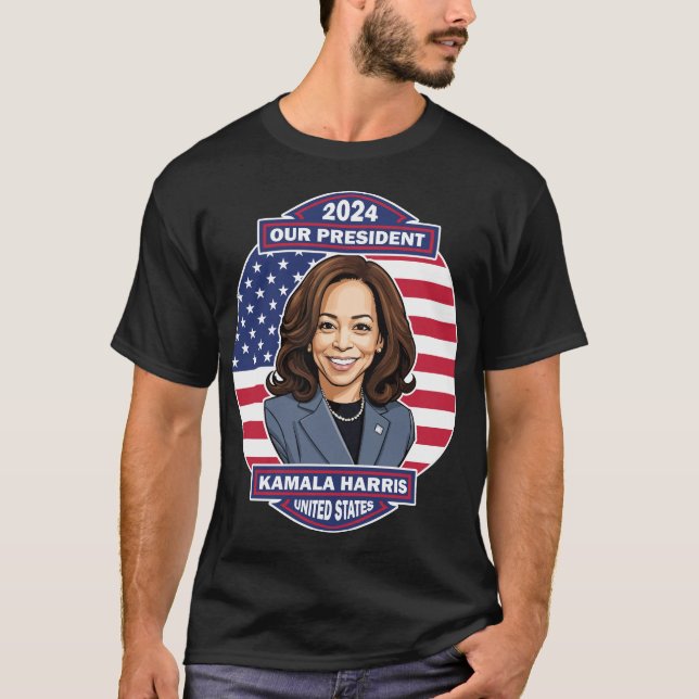 Camisa T Kamala Harris, Camisa Kamala (Frente)