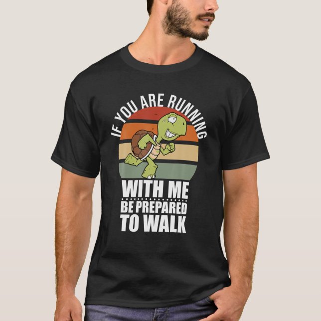 Camisa T Lenta em Execução (Frente)