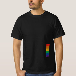 Camisa T LGBTQ do Orgulho Arco-Íris