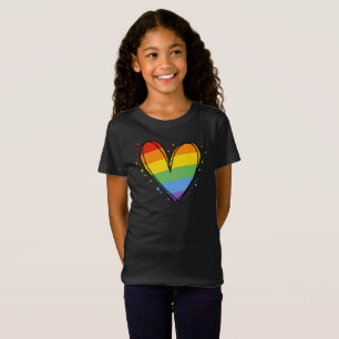 Camisa T LGBTQ do Orgulho Arco-Íris