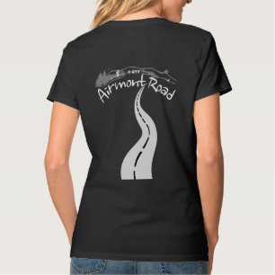 Camisa T - Logotipo frontal e traseiro