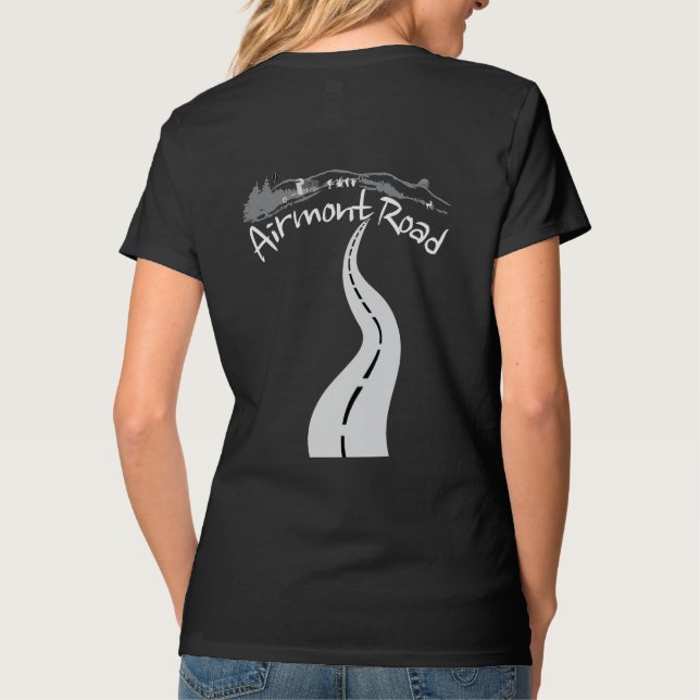 Camisa T - Logotipo frontal e traseiro (Verso)