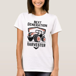 Camisa T Moderna do Trator de Harvester da Próxima