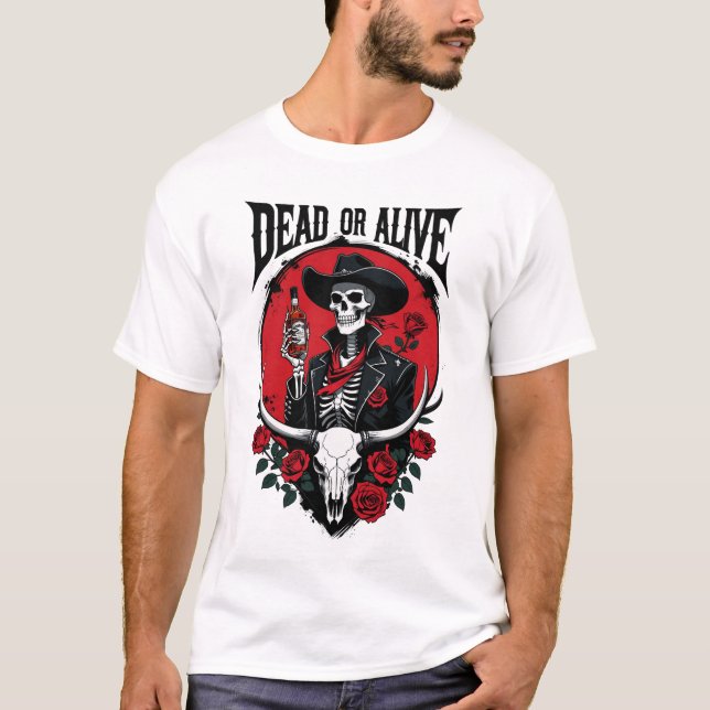 Camisa T morto ou viva (Frente)