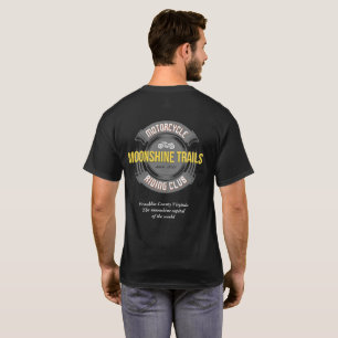 Camisa T MTMRC básica, preta com logotipo na part