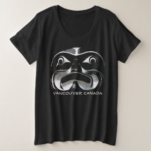 Camisa-T Nativa Vancouver Mais Camisa Do Tamanho