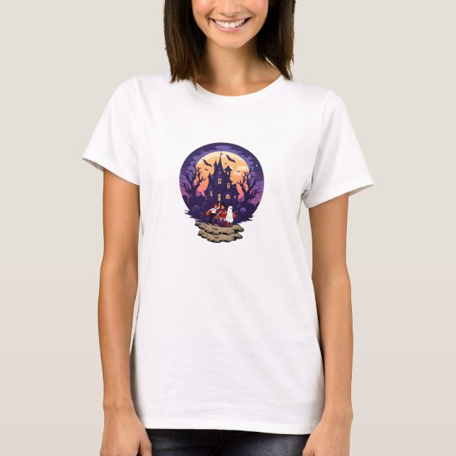 Camisa T no estilo de tendências (Frente)