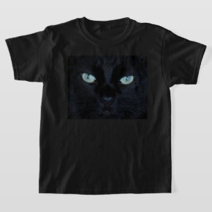 Camisa T - Olhos de Gato Preto