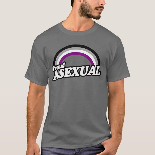 Camisa T Orgulho Asexual Orgulhosa (Frente)
