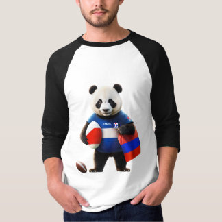 Camisa T-Paisagem de Montanha de Algodão Premium