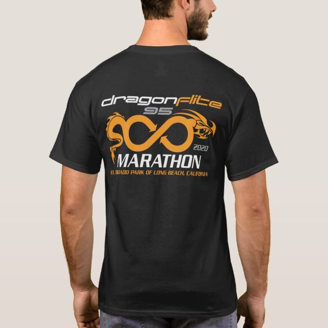 Camisa T para DragãoFlite 95 Maratona 2020  (Verso)