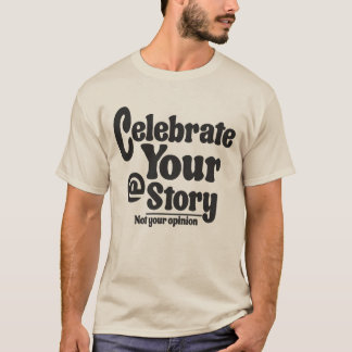 Camisa T para homens - Camisa T-Tipografia