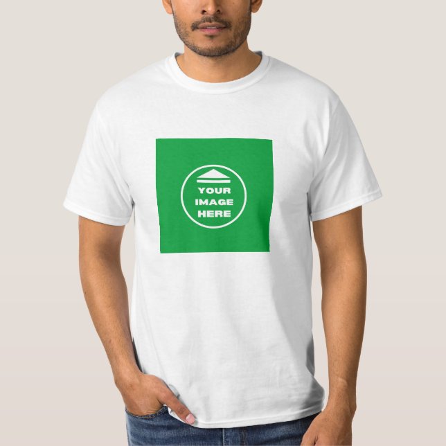 Camisa T - Personalizada - Adicionar Imagem / Text (Frente)