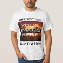 Camisa T Personalizada Com Fotografia E Texto