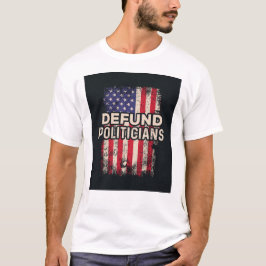 Camisa T POLÍTICA DEFUND - Declaração Patriótica