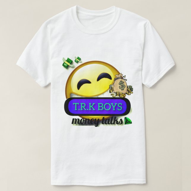 CAMISA T.R.K MONEY TALKS SMILEY FACE (Frente do Design)
