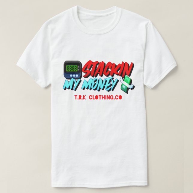 CAMISA T.R.K STACKIN MONEY (Frente do Design)