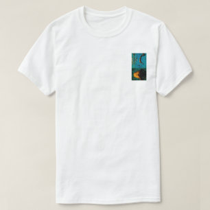 Camisa T-Shirt de Estampa Peitoral - Muita Água?