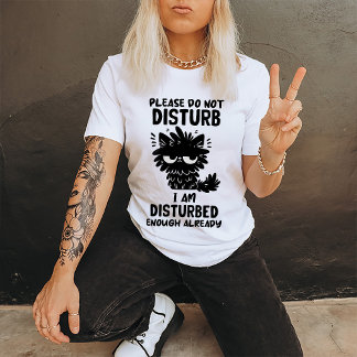 Camisa T-Shirt Engraçado Disturpado
