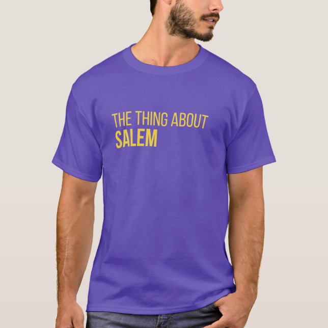 Camisa T Sobre Salem Podcast (Frente)