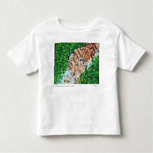 Camisa T: Toddler Desenho de um Tigre