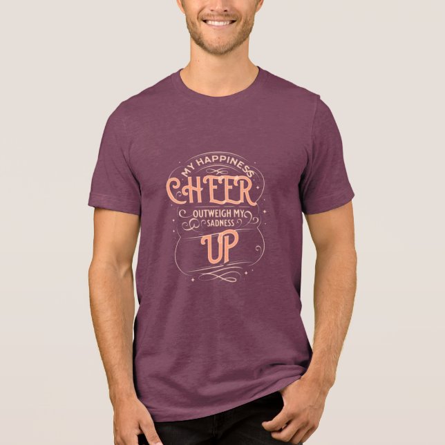 CAMISA T TRI-BLEND MEN'S HAPPINESS CHEER UP (Frente)