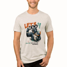 CAMISA T TRI-BLEND MEN'S LET'S GOO LESSONS LEARN
