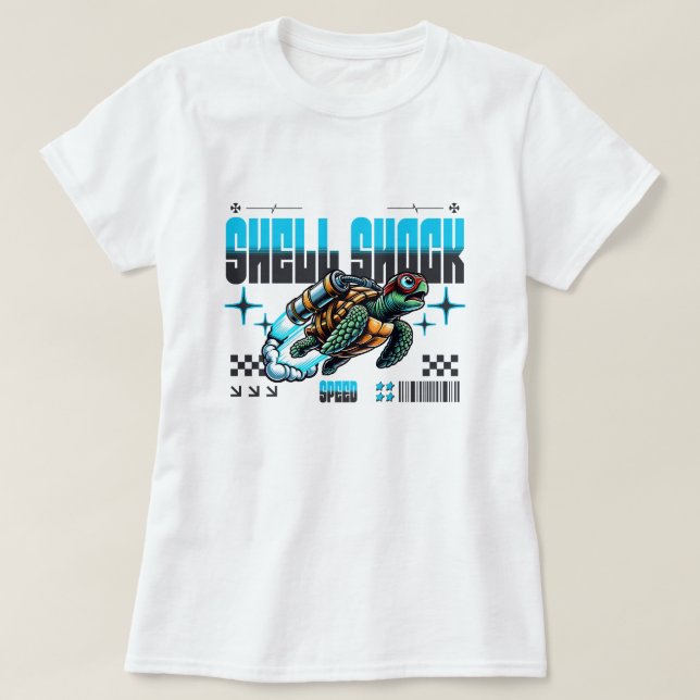 Camisa T Turbo Turbo do Choque (Frente do Design)