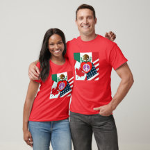Camisa T Unisex Canadá-México-EUA