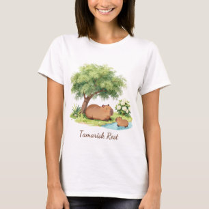 Camisa Tamarisk Rest Capybara Botânica Bíblia – Co