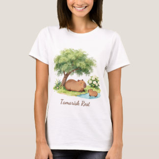Camisa Tamarisk Rest Capybara Botânica Bíblia – Co