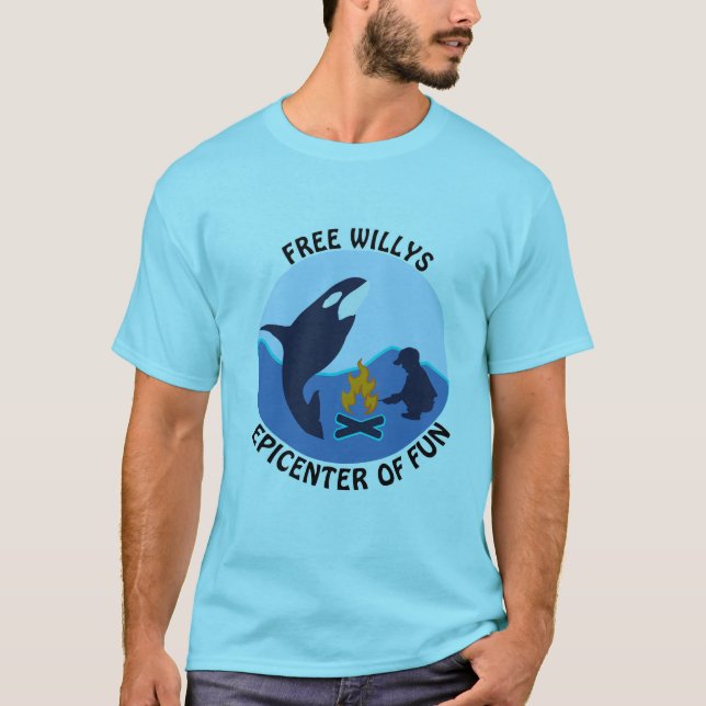 Camisa Teal Free Willy (Frente)