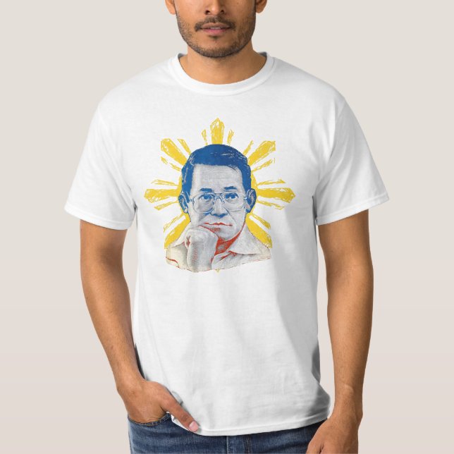 Camisa temático de Ninoy da bandeira filipino (Frente)