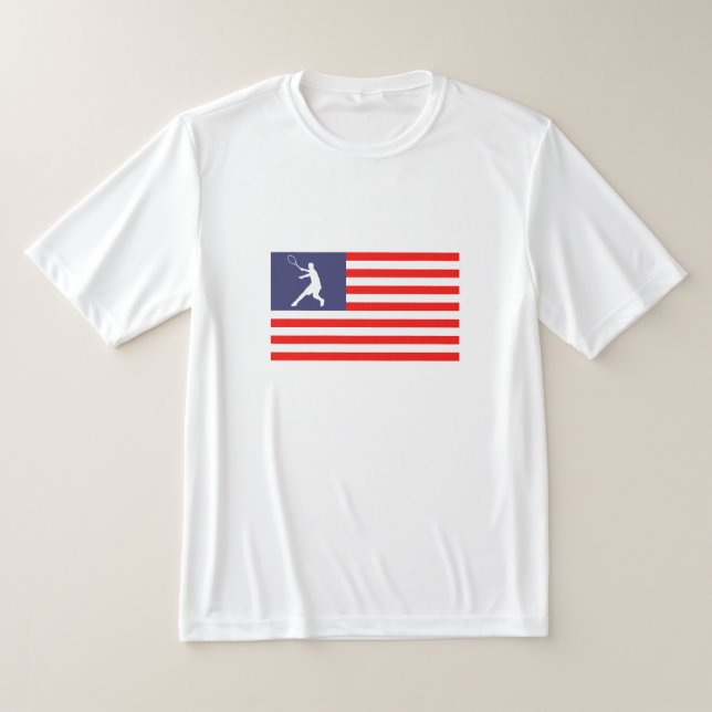 Camisa tênis de bandeira Patriótica Americana para (Postura )