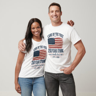 Camisa Terra dos Livres, 250 Anos Fortes 1776