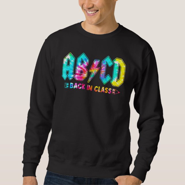Camisa Tie Dye Abcd Relâmpago De Volta à Professor (Frente)