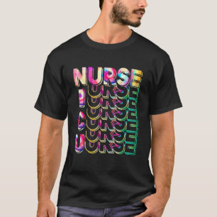 Camisa Tie Dye Enfermeira Nicu Mulheres Homens UTI