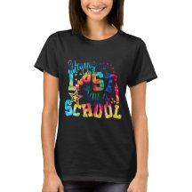 camisa tie dye Feliz último dia de aula 