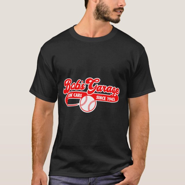 Camisa Time de Beisebol da Garage do Bob (Frente)