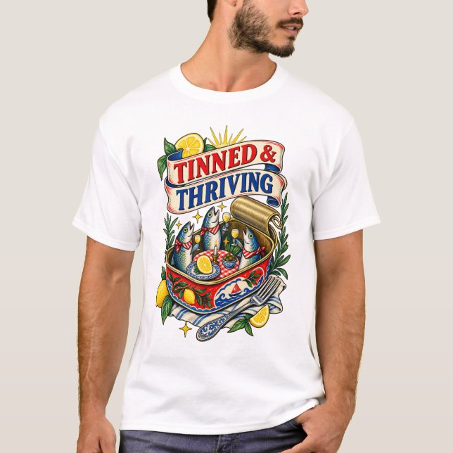 Camisa Tinned e Thriving (Frente)