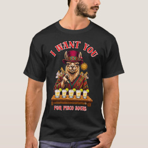 Camisa Tio Sam Peru Llama Pisco Sour Inka 1821