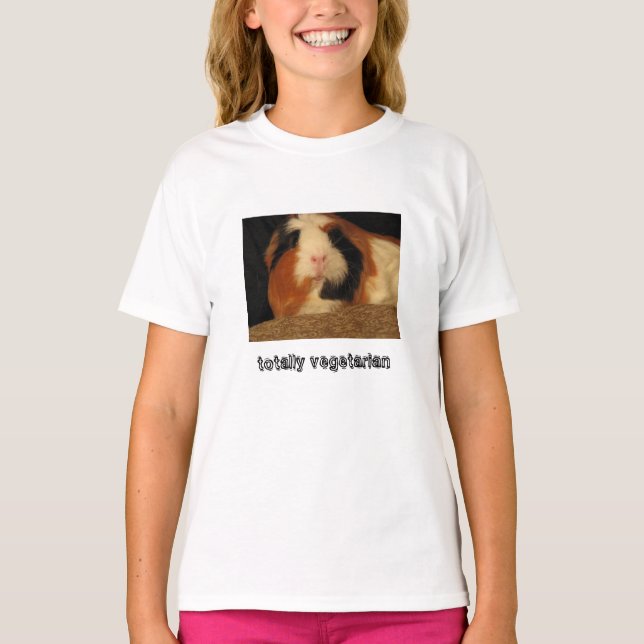 Camisa Totalmente Vegetariana (Frente)