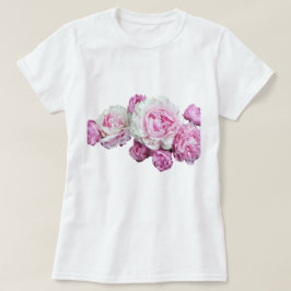 Camisa transparente floral do design T