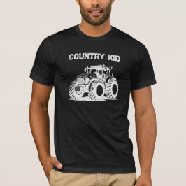 Camisa Trator de Criança do Campo Vida Rural na Fa